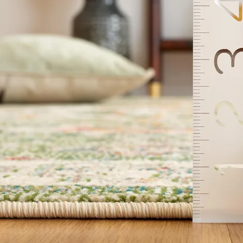 Vista 5 de SAFAVIEH Madison Collection - Alfombra de pasillo de 2 pies 2 pulgadas x 8 pies, color salvia y marfil, diseño bohemio oriental envejecido,
