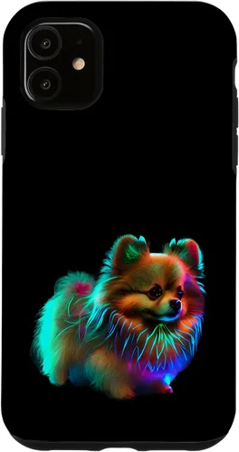 Vista 8 de Funda para iPhone 16 con diseño de raza de cachorro de Pomerania para mujeres o niñas