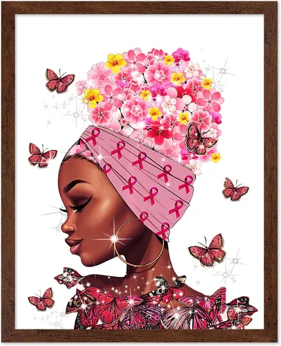 Vista 33 de Poster Master Póster motivacional vintage, impresión inspiradora retro, regalo para chica afro, amiga, reina negra, mujer afroamericana