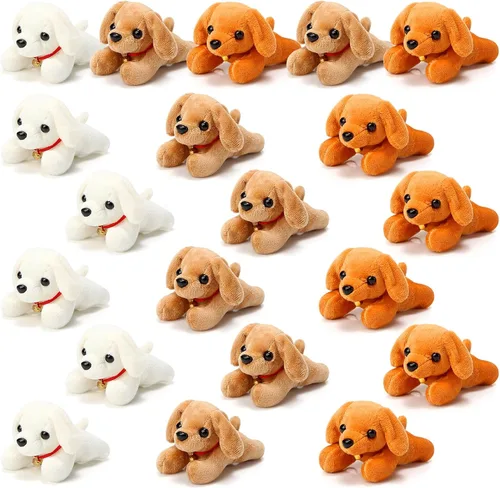 Vista 9 de Sosation - 20 piezas de mini animales de peluche a granel adoptar un regalo suave para cachorros, fiesta de regalo para niños, veterinaria, fiesta