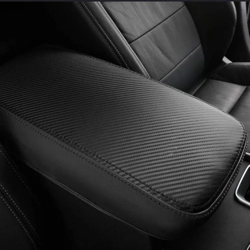 Vista 13 de XITER Con logotipo "Altima" protector para reposabrazos de automóvil, 1 almohadilla de cuero para consola central para Nissan Altima 2013-2018