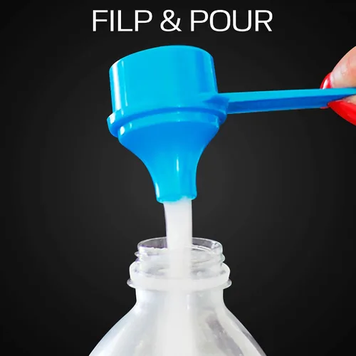 Vista 5 de 15 cc 1 cucharada 1/2 fl oz. 14.8 mL Cuchara de plástico de mango corto con embudo adjunto, cucharas medidoras para polvos, café, comida