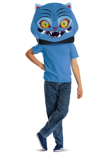Vista 2 de Cabeza de Disfraz Derpy de KPop Demon Hunters para Niños Multicolor
