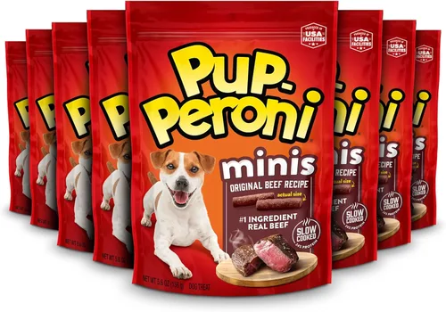 Vista 31 de Pup-Peroni Prime Rib - Golosinas para perros con sabor a costilla, bolsa de 38 onzas (paquete de 4)