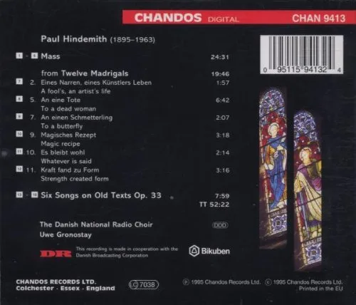 Vista 2 de Mass Six Songs on Old Texts Madrigals