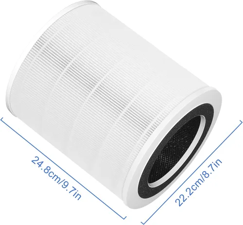 Vista 8 de KJ350 Filtro de repuesto HEPA verdadero compatible con AOPO KJ-350 y ABTOP AP350 purificadores de aire, filtro HEPA 3 en 1 grado H13 con filtro