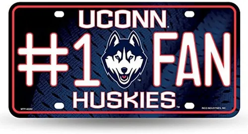 Vista 11 de Rico Industries NCAA - Placa de matrícula metálica unisex para adultos #1