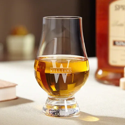 Vista 9 de Vaso de whisky Glencairn personalizado - Vasos personalizados grabados con láser por Home Wet Bar Vasos perfectos para el conocedor actual