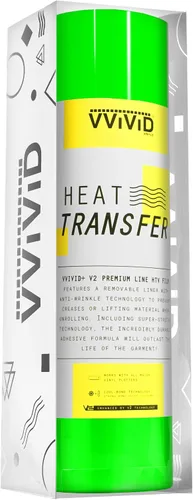 Vista 28 de VVIViD V2 Powerplay Premium Line HTV película de vinilo de transferencia de calor (negro, 1 pie x 3 pies)