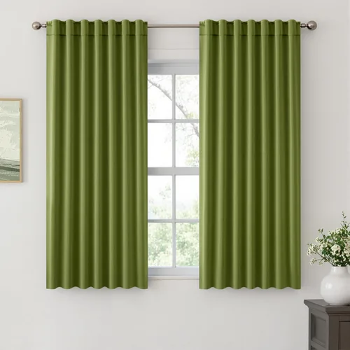 Vista 16 de ANRODUO Juego de 2 cortinas con bloqueo de luz del 99%, cortinas de 84 pulgadas de largo, cortinas negras para dormitorio, cortinas con aislamiento