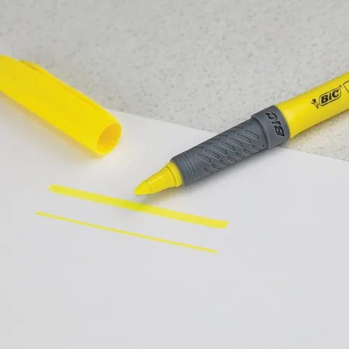 Vista 2 de BIC Brite Liner - Resaltador de punta de cincel (5 unidades)