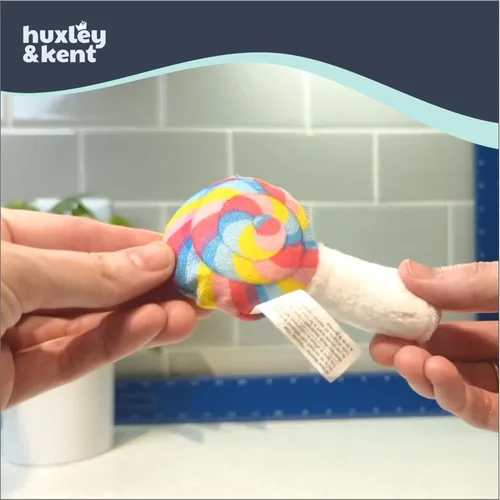 Vista 3 de Huxley & Kent Juguete de Peluche para Gatos - Juguete Interactivo de Hierba Gatera para Gatos y Gatitos - Suave con Crujido y Hierba Gatera