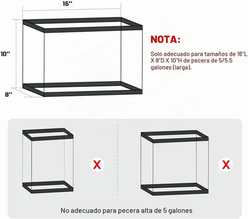 Vista 2 de Divisor de tanque de peces acrílico, divisor de tanque de 5 galones, juego de separador de tanque de peces transparente ajustable con ventosas