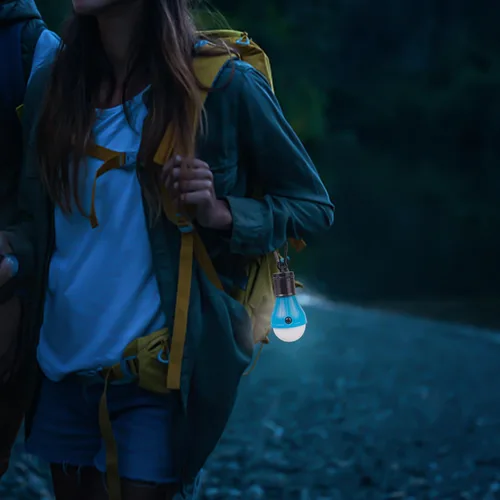 Vista 6 de Jarxin Linterna de Camping LED Recargable USB, Luces de Tienda al Aire Libre para Acampar Colgantes, Linterna para Niños con Gancho de Clip