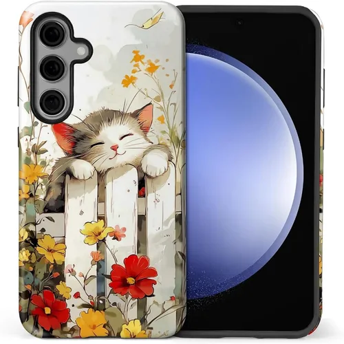 Vista 147 de Funda para Samsung Galaxy S23, Funda Híbrida Resistente 2 en 1 de Cuerpo Completo Resistente a Golpes con Protección Brillante para Samsung Galaxy