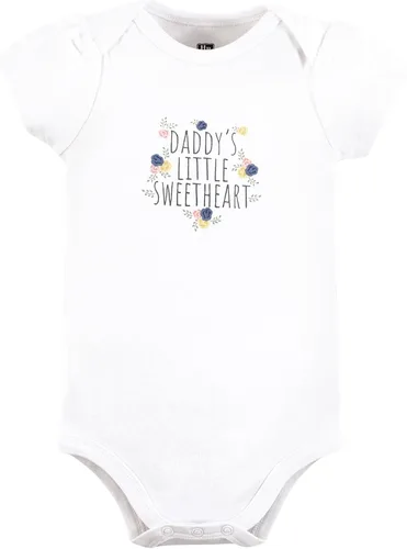 Vista 187 de Hudson Baby baby-girls Cotton Bodysuits 3-pack