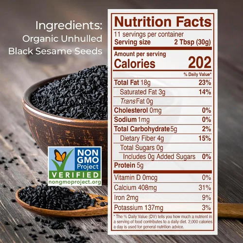Vista 2 de Tahini negro orgánico, Kevala