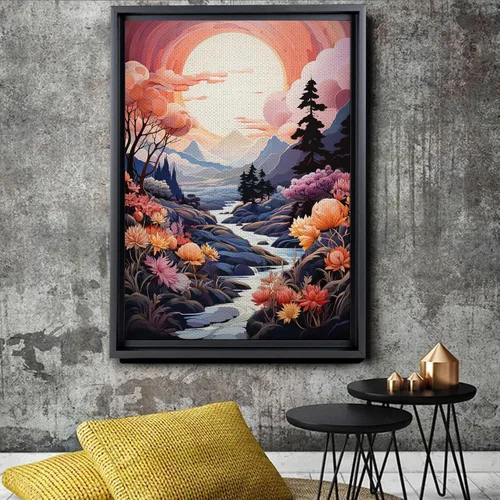 Vista 3 de Boho Art Print, Abstract Sun, Minimalist Wall Art, Nordic Decor, Home Decor, Boho Posters, Living Room Art, Scandinavian Decor