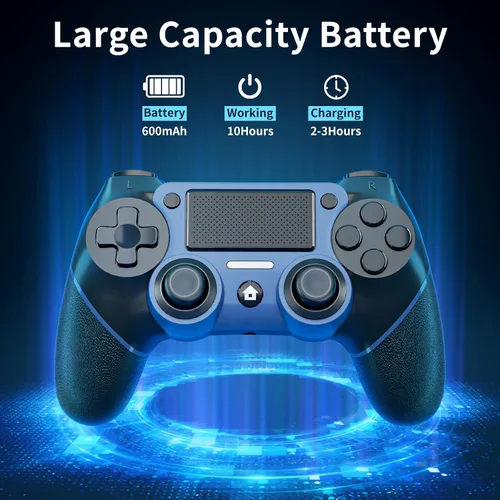 Vista 3 de Bidfoce Controller for Ps4 Remote Control Compatible with Playstation 4SlimProPC, Wireless Gaming Controllers with Double Vibration6-Axis Motion