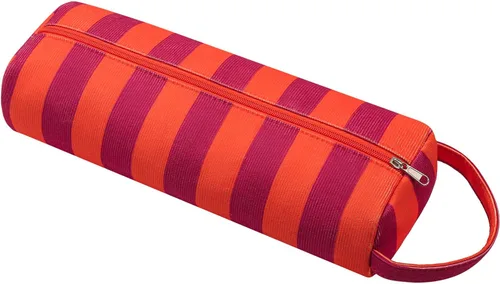 Vista 8 de RSRSLEII Bolsa de viaje a rayas para herramientas para el cabello 06 Rojo y Rosa