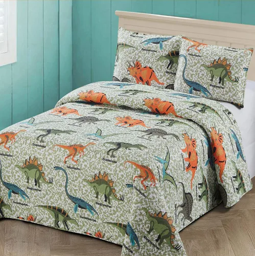 Vista 16 de Kids Zone Collection - Juego de colcha acolchada para niños y adolescentes, diseño de baloncesto y fútbol, azul marino y blanco, tamaño individual