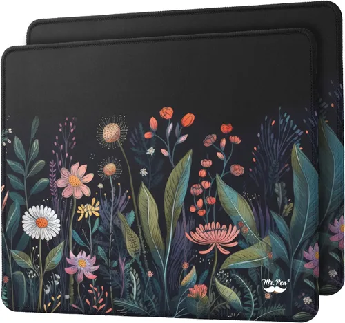 Vista 13 de Mr. Pen - Alfombrilla para mouse, 12.5" x 10.5", paquete de 2, diseño abstracto, alfombrilla de mouse para laptop y computadora gaming, base de goma