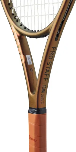 Vista 7 de Wilson Pro Staff 97 V14 Performance - Raquetas de tenis, ensartadas con Sensation 16 Natural en tensión de rango medio