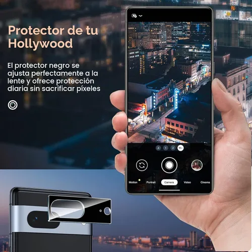 Vista 6 de LK - Paquete de 2 protectores de pantalla para Google Pixel 8, 2 protectores de lente de cámara