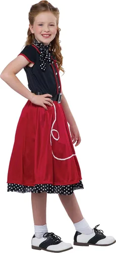 Vista 4 de 50's Sweetheart Costume for Kids
