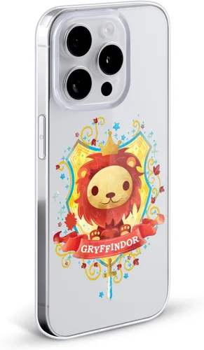 Vista 2 de Head Case Designs Funda de gel suave con licencia oficial de Harry Potter Gryffindor Deathly Hallows II [protección de grado militar] compatible