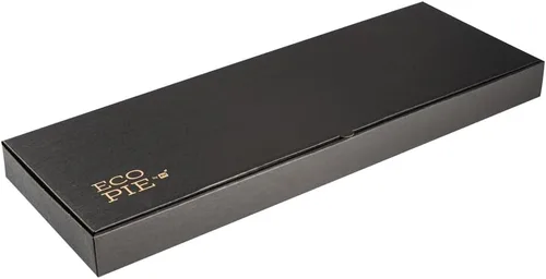 Vista 154 de Restaurantware - Cajas para pizza, 50 unidades, 14 x 7 x 1.5 pulgadas, embalaje de papel de cartón corrugado con bloqueo de pestañas, resistente a