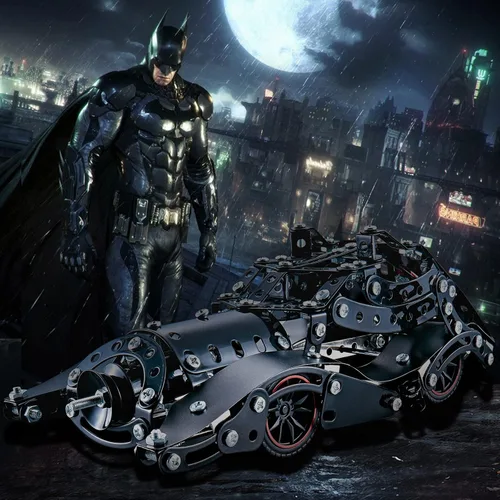Vista 8 de Juegos de erectores para niños de 8, 9, 10, 11, 12 a 16 años y mayores, 332 piezas de Batman modelo de coche para niños de 8 a 12 años en adelante