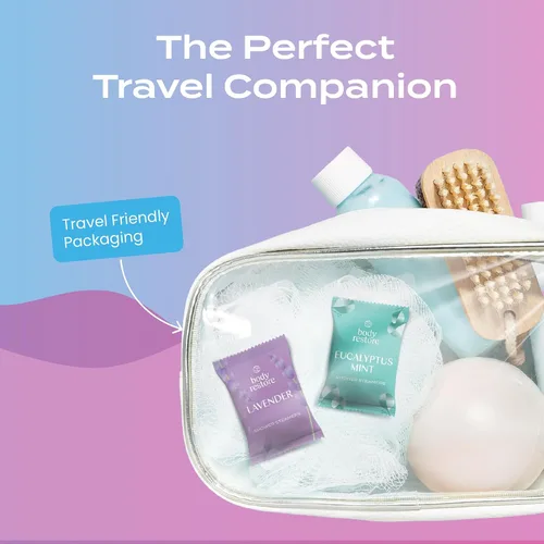 Vista 9 de Body Restore Vaporizadores de ducha de aromaterapia, paquete de 12 – Regalos de cumpleaños para mujeres, hombres, artículos esenciales de viaje