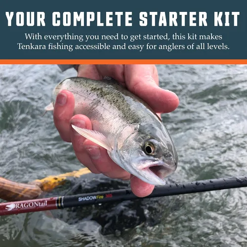 Vista 2 de DRAGONtail Basic Tenkara Level Line Starter Kit