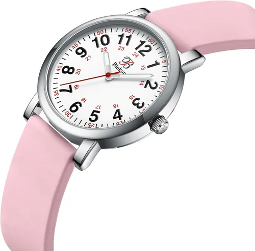 Vista 3 de Blekon Original Petite Nurse Watch for Medical Professionals and Students - Various Scrub Colors - Small Easy Read Dial, Military Time with Second