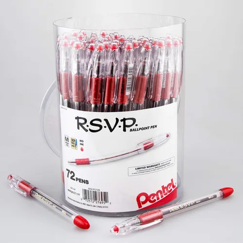 Vista 14 de Pentel - Bolígrafo RSVP, Negro
