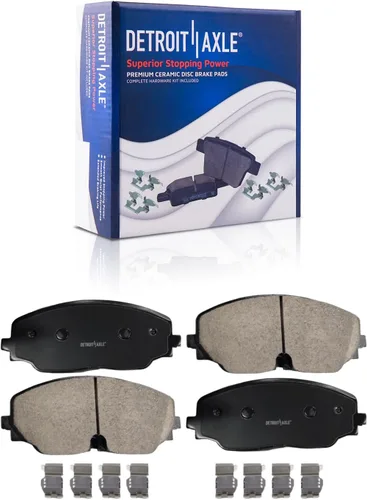 Vista 130 de Detroit Axle - Pastillas de Freno Delantero Izquierdo Reemplazo de Pinza de Disco para Ford Fusion Mazda 6 Lincoln MKZ Mercury Milan 2006-2012