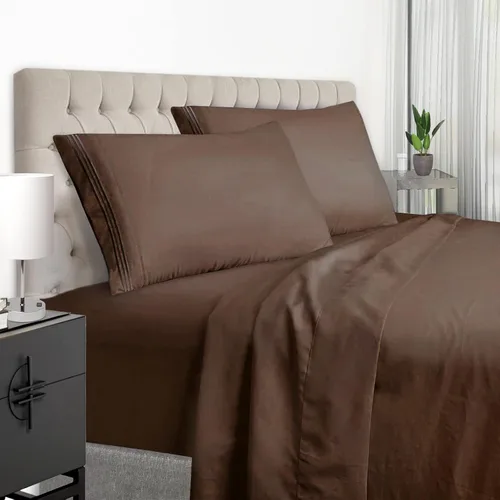 Vista 10 de EaseHome Juego de Sábanas Tamaño Queen - Sábanas de Cama Queen de Microfibra Cepillada de Lujo Extra Suave con Bolsillo Profundo de 18 Pulgadas Negro