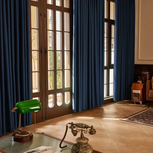 Vista 59 de HUTO Cortinas Plisadas de Pinzas Opacas con Aislamiento Térmico para Oscurecer la Habitación, Panel de Tratamiento de Ventana para Sala de Estar
