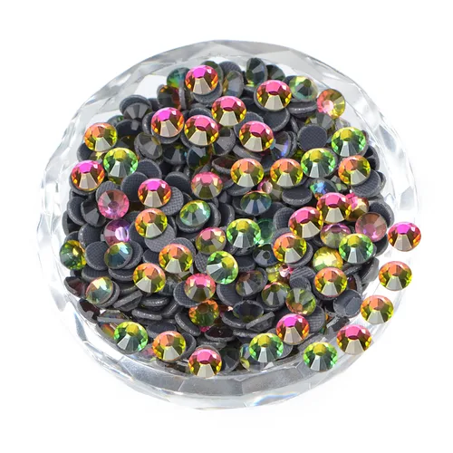 Vista 36 de LPBeads 10000 unidades de diamantes termoadhesivos SS6 amatista con parte trasera plana, gemas de diamantes de imitación de cristal redondas