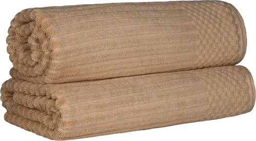 Vista 51 de Superior Juego de 6 toallas de algodón sólido y acanalado, toallas de cara de 13 x 13 pulgadas, toallas de mano de 16 x 28 pulgadas, toallas de baño