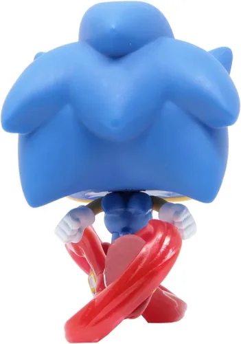 Vista 4 de POP Sonic 30th Anniversary - Figura de vinilo Running Sonic The Hedgehog Funko (paquete con funda protectora de caja compatible)
