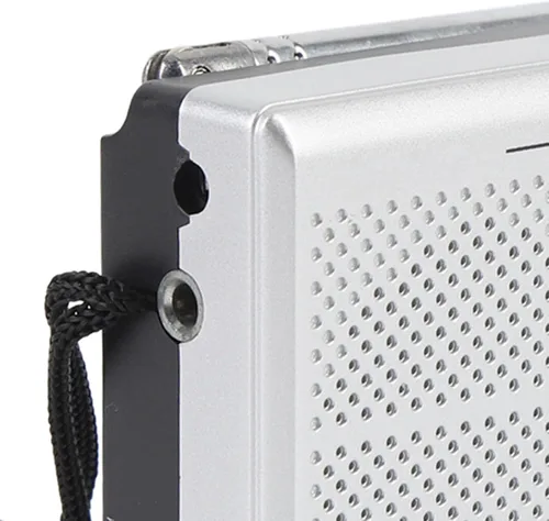 Vista 8 de Radio portátil, radio transistor de bolsillo AM FM con altavoz y conector para auriculares, para viajes al aire libre y uso doméstico (azul plateado)