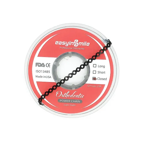 Vista 6 de Bandas de gomas elásticas dentales para ortodoncia, de Easyinsmile® , VDTAZ019A, Negro, 1