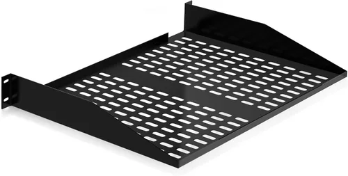 Vista 9 de Pyle Estantes para rack de servidores 1U+2U de 19 pulgadas, bandeja de montaje universal para racks y gabinetes de computadora, compatible