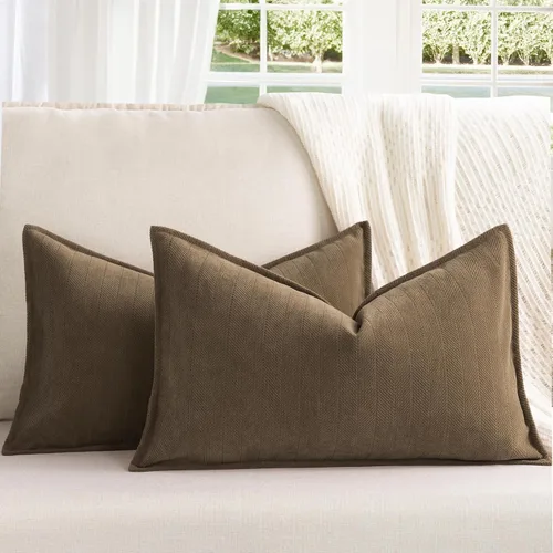 Vista 54 de ZWJD - Juego de 2 fundas de cojín decorativo de 16 x 16 pulgadas, de felpilla, con diseño elegante, suaves, para sofá, cama y decoración del hogar