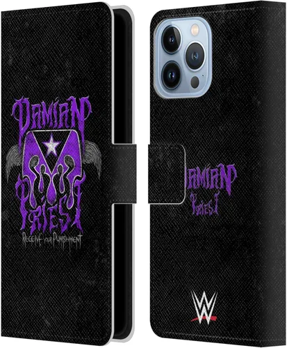 Vista 8 de Head Case Designs Funda de piel con licencia oficial de la WWE Portrait Damian Priest compatible con Apple iPhone 11