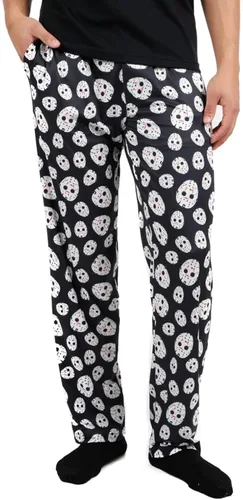 Vista 3 de Friday The 13th Jason Mask AOP - Pantalones de pijama para dormir, Multicolor