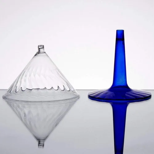 Vista 5 de Fineline Settings 12 piezas Flairware - Vaso de Martini de 2 piezas, 6 onzas, azul
