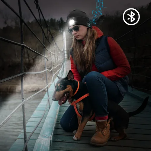 Vista 4 de Ocatoma Bluetooth Beanie Warm Hat with Light Headphone Unique Tech Gifts for Men Dad Him Teenage Christmas Stocking Stuffers
